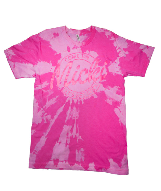 LETS GET STICKI TIE DYE T-SHIRT